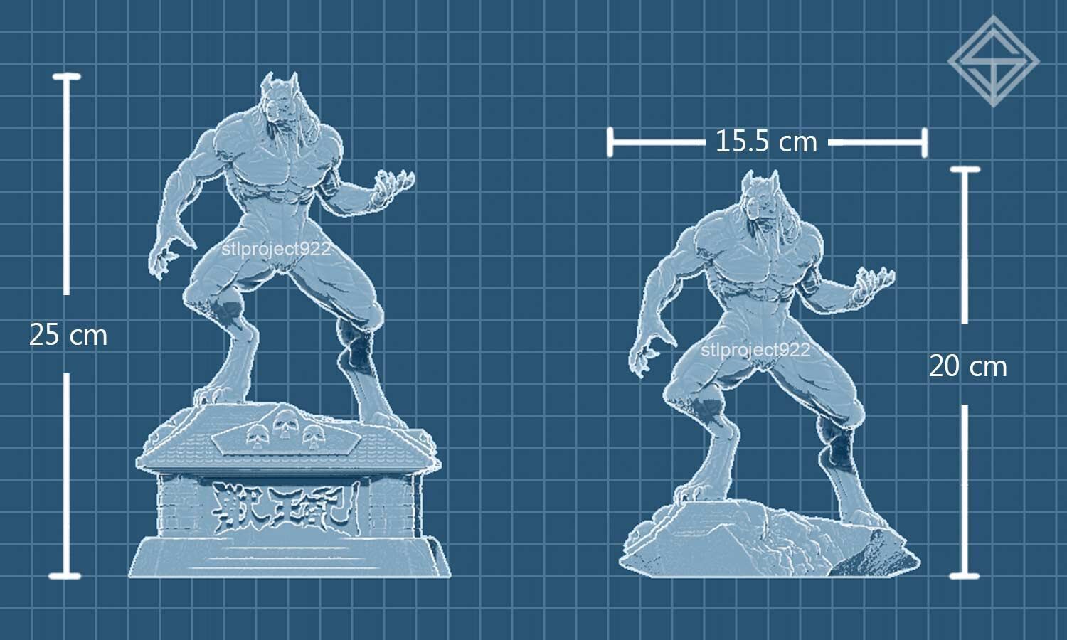 Werewolf - Juoki 3D print model_4