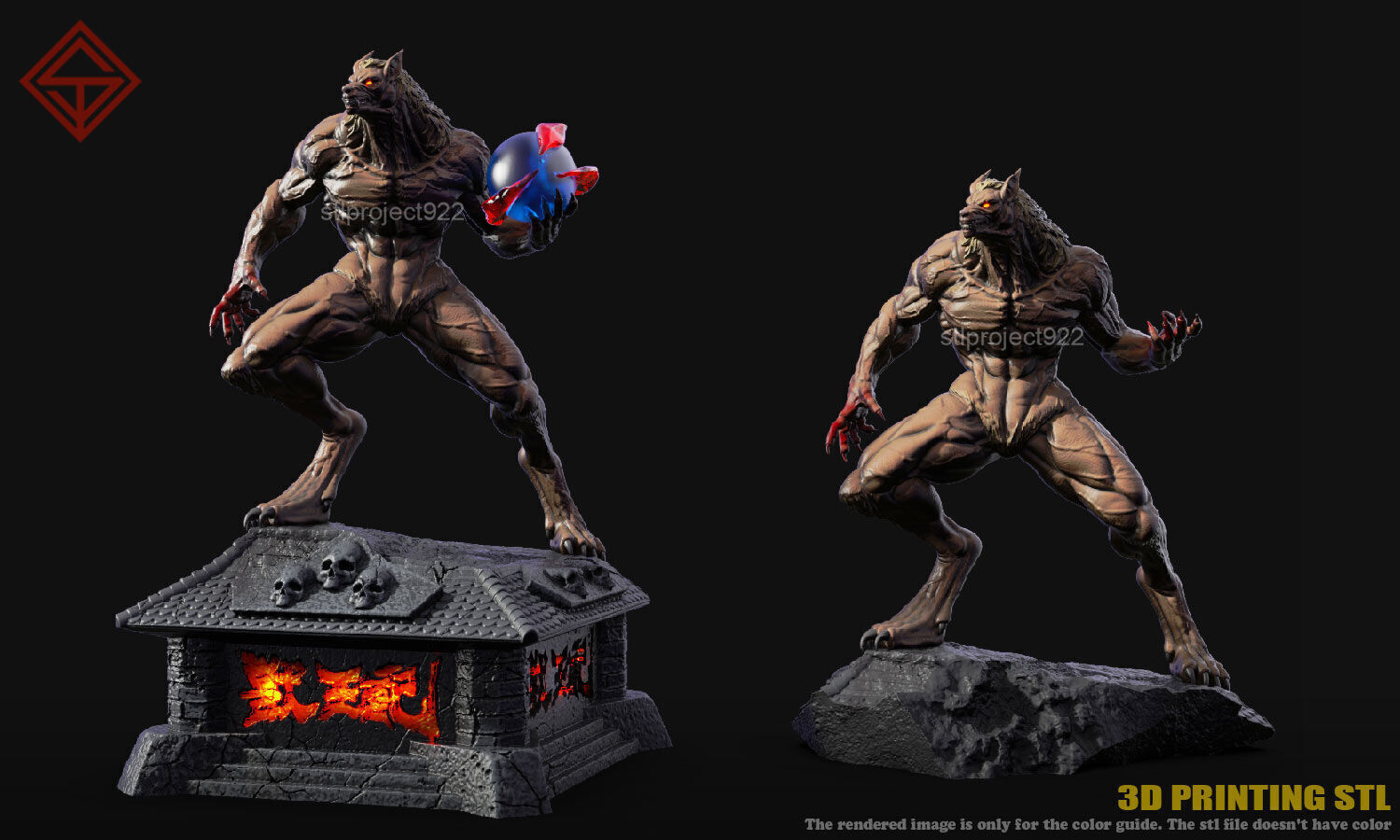 Werewolf - Juoki 3D print model_1