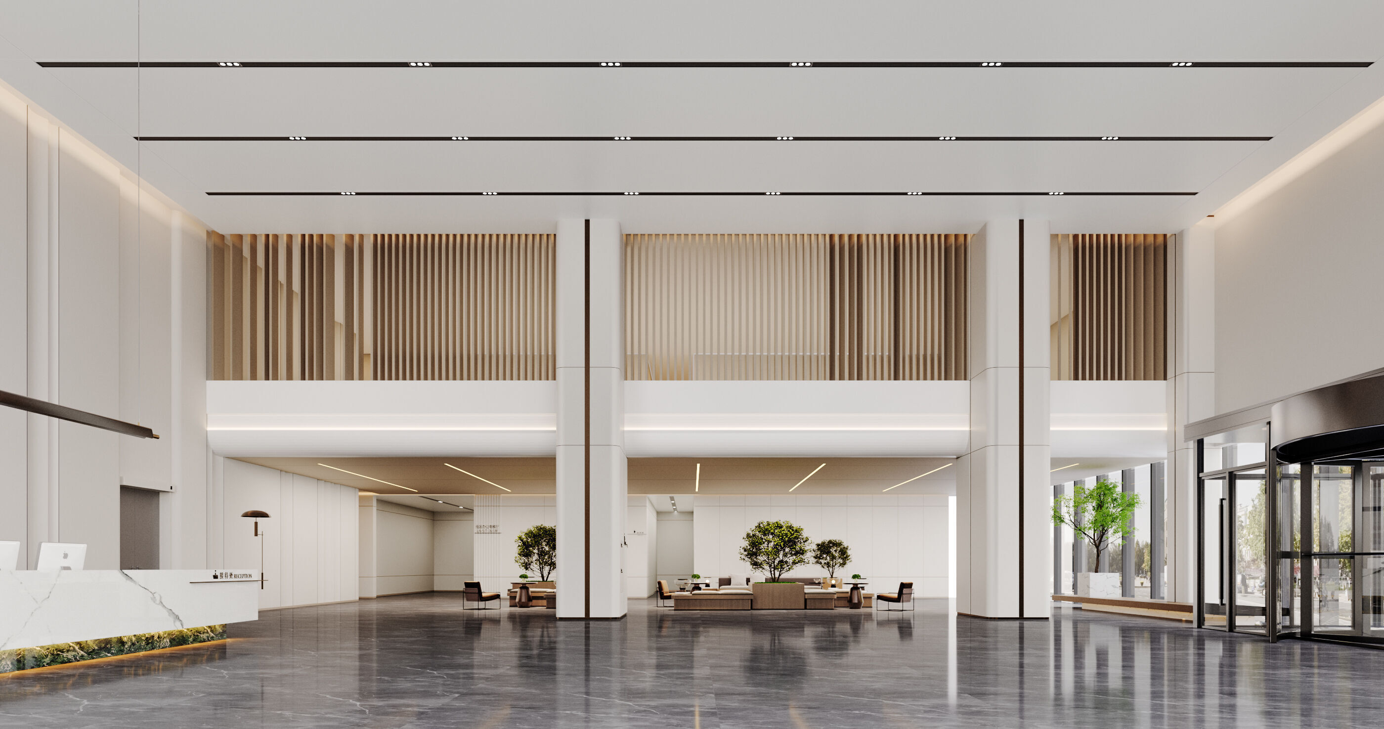 hotel lobby 3D model_1