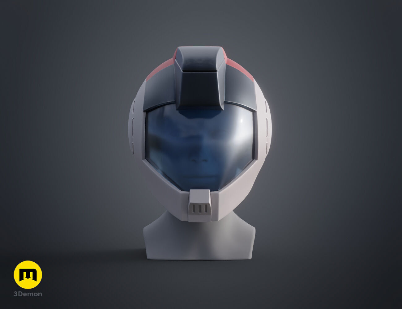 Gundam pilot Aina Helmet 3D print model_2