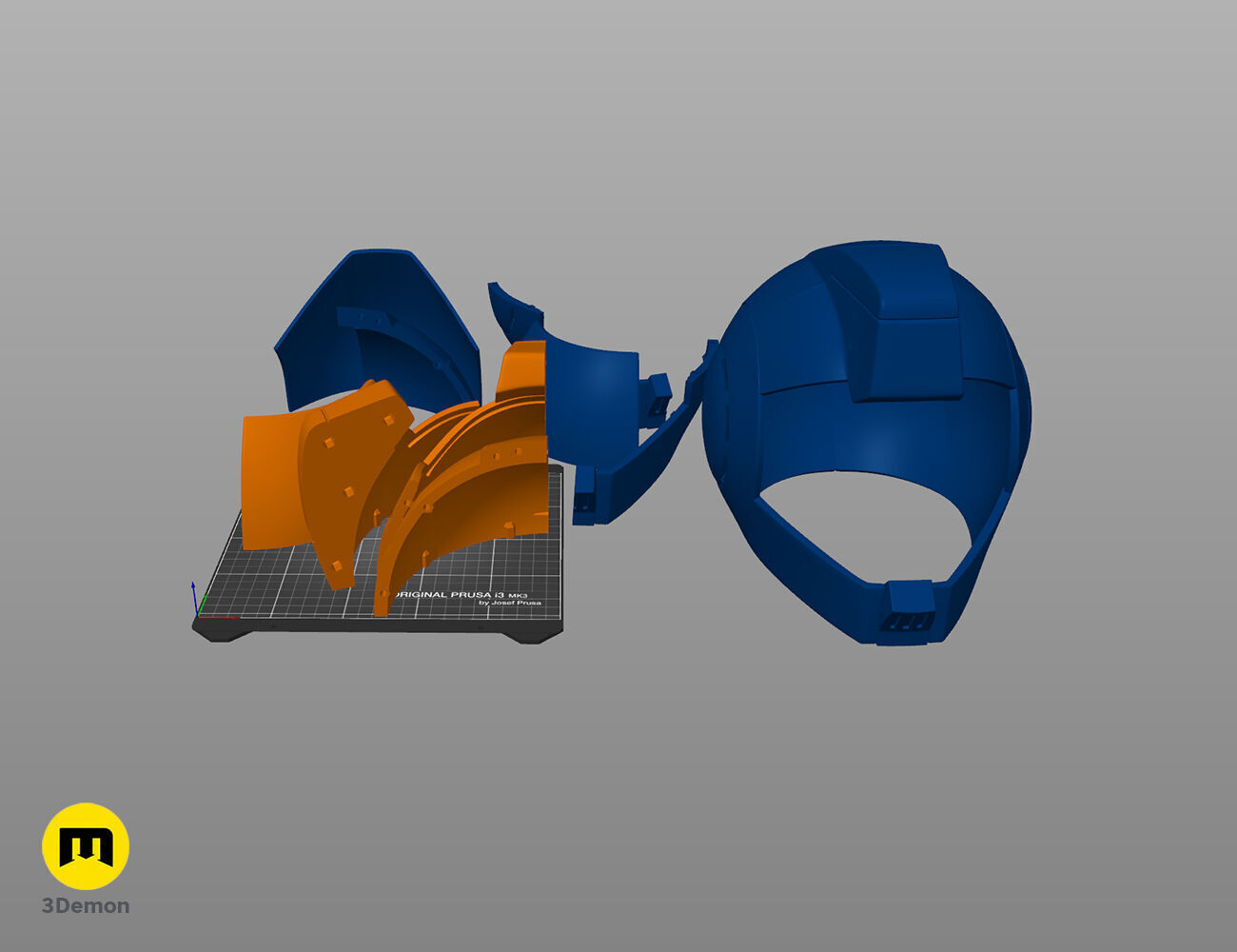 Gundam pilot Aina Helmet 3D print model_5