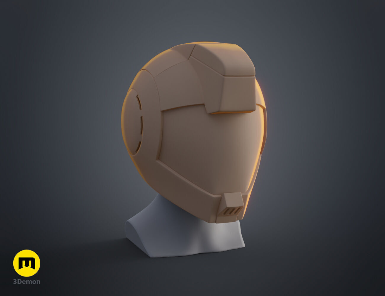Gundam pilot Aina Helmet 3D print model_9