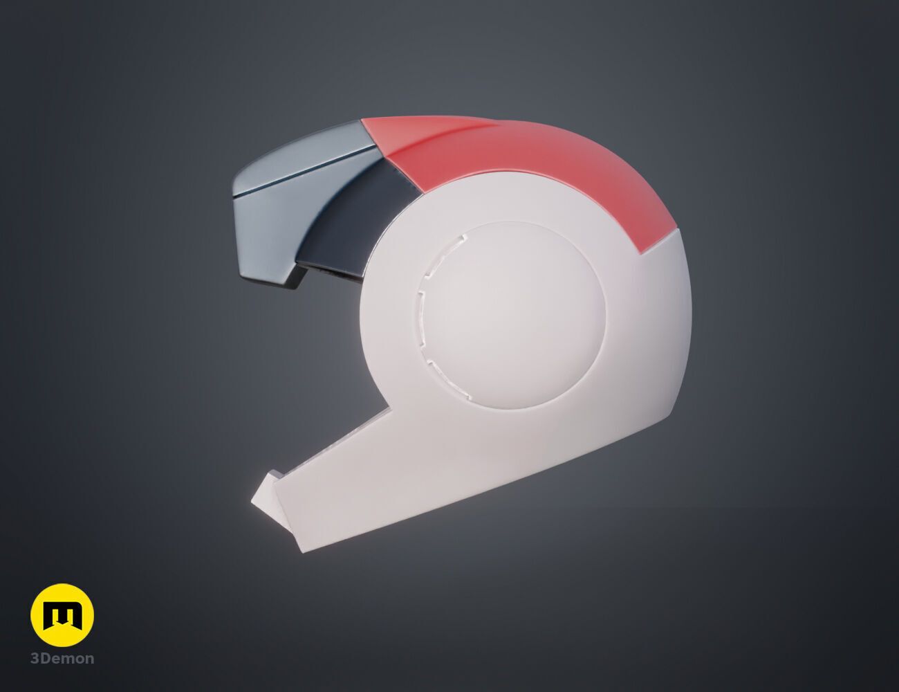 Gundam pilot Aina Helmet 3D print model_3