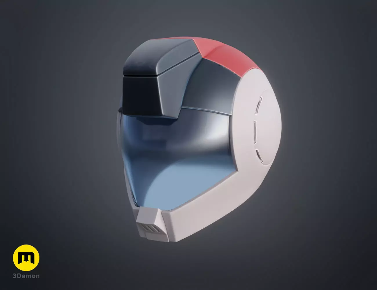 Gundam pilot Aina Helmet 3D print model_0