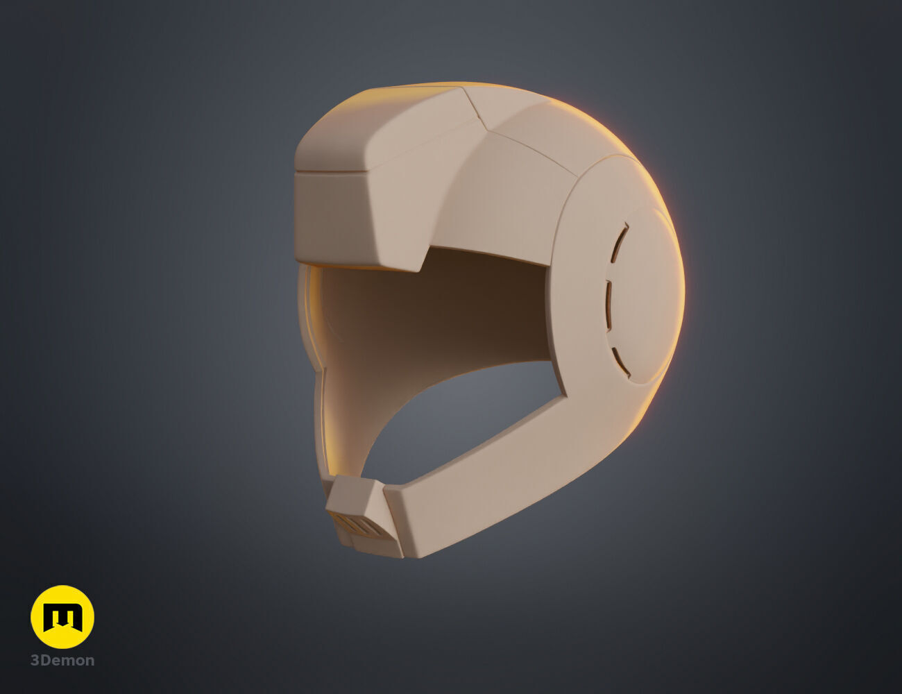 Gundam pilot Aina Helmet 3D print model_13