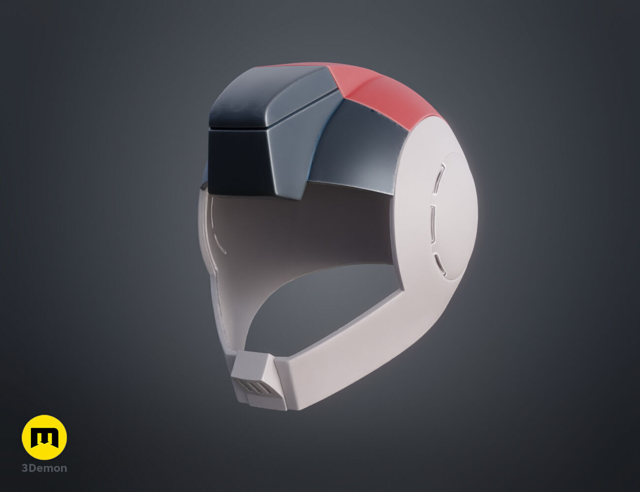 Gundam pilot Aina Helmet 3D print model_6