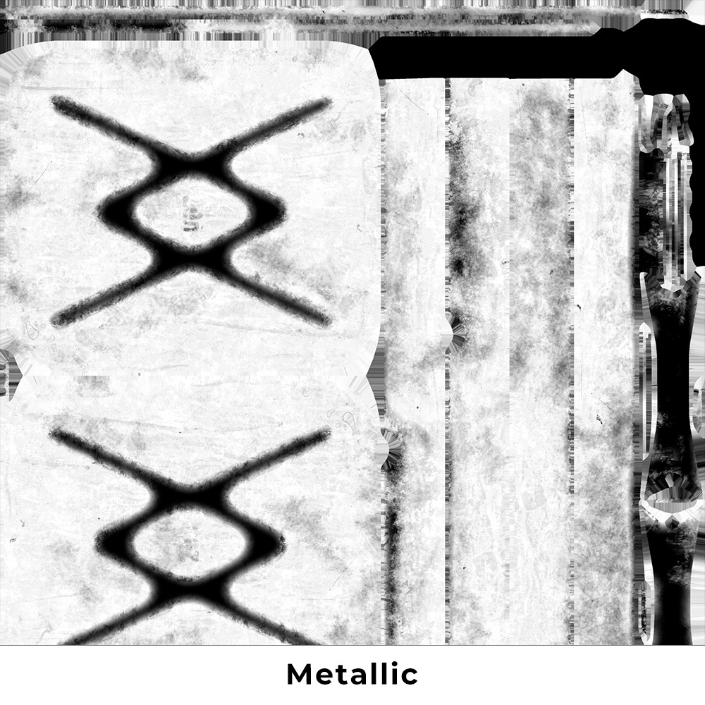 Old aluminum jerrycan Low-poly 3D model_20