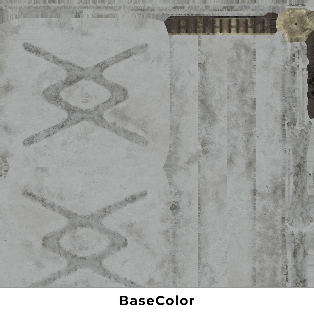 Old aluminum jerrycan Low-poly 3D model_19