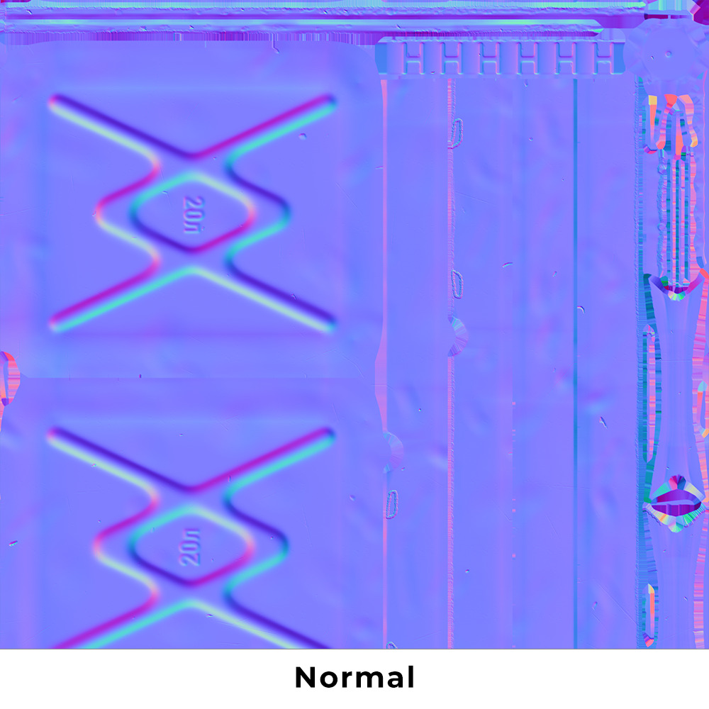 Old aluminum jerrycan Low-poly 3D model_21