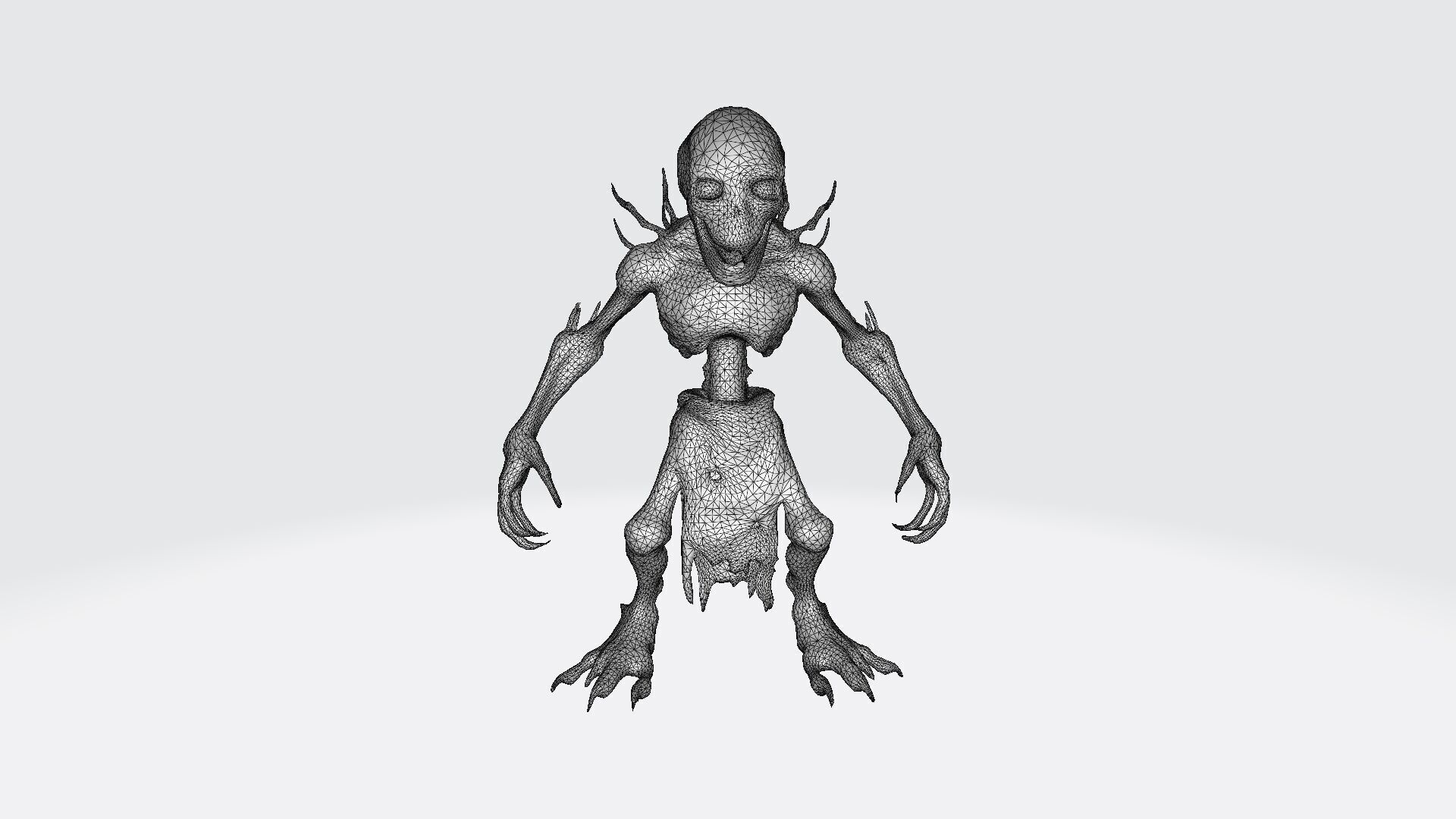 3d Model Skull Monsters And Zombies 3D model_7