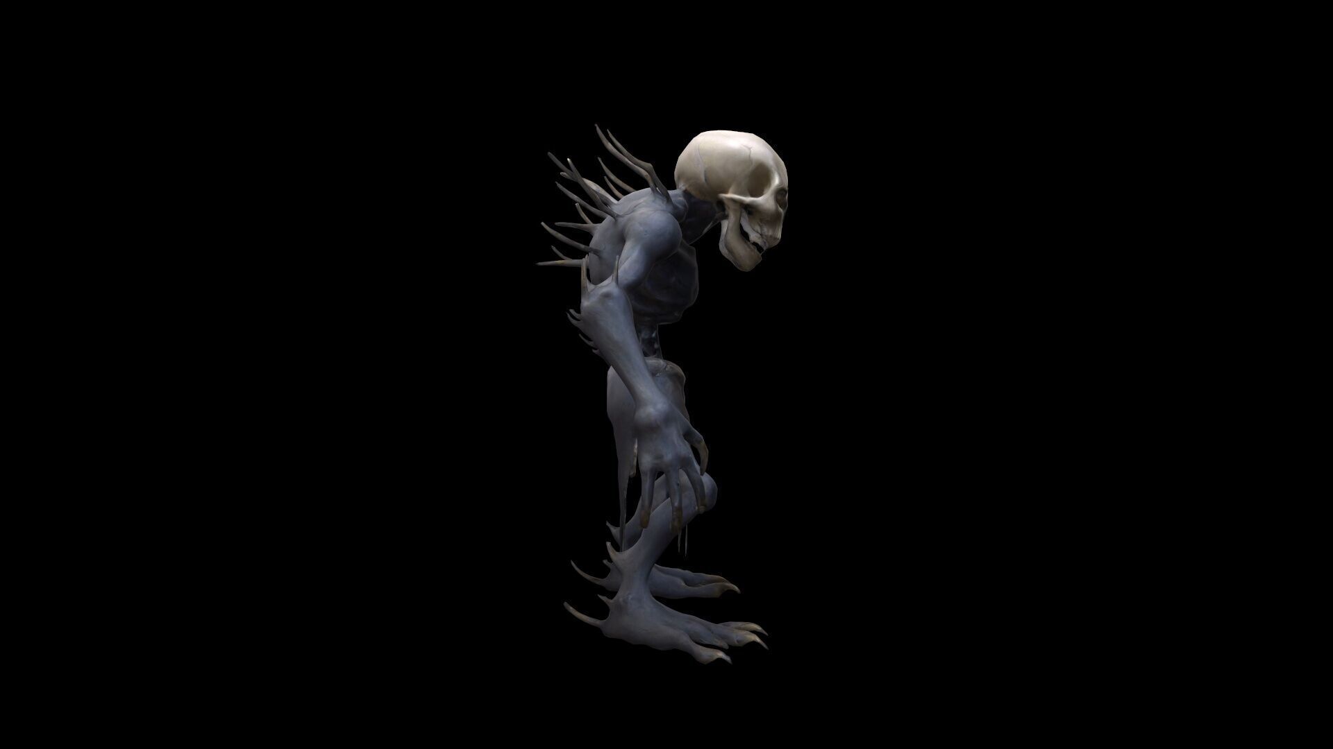 3d Model Skull Monsters And Zombies 3D model_2