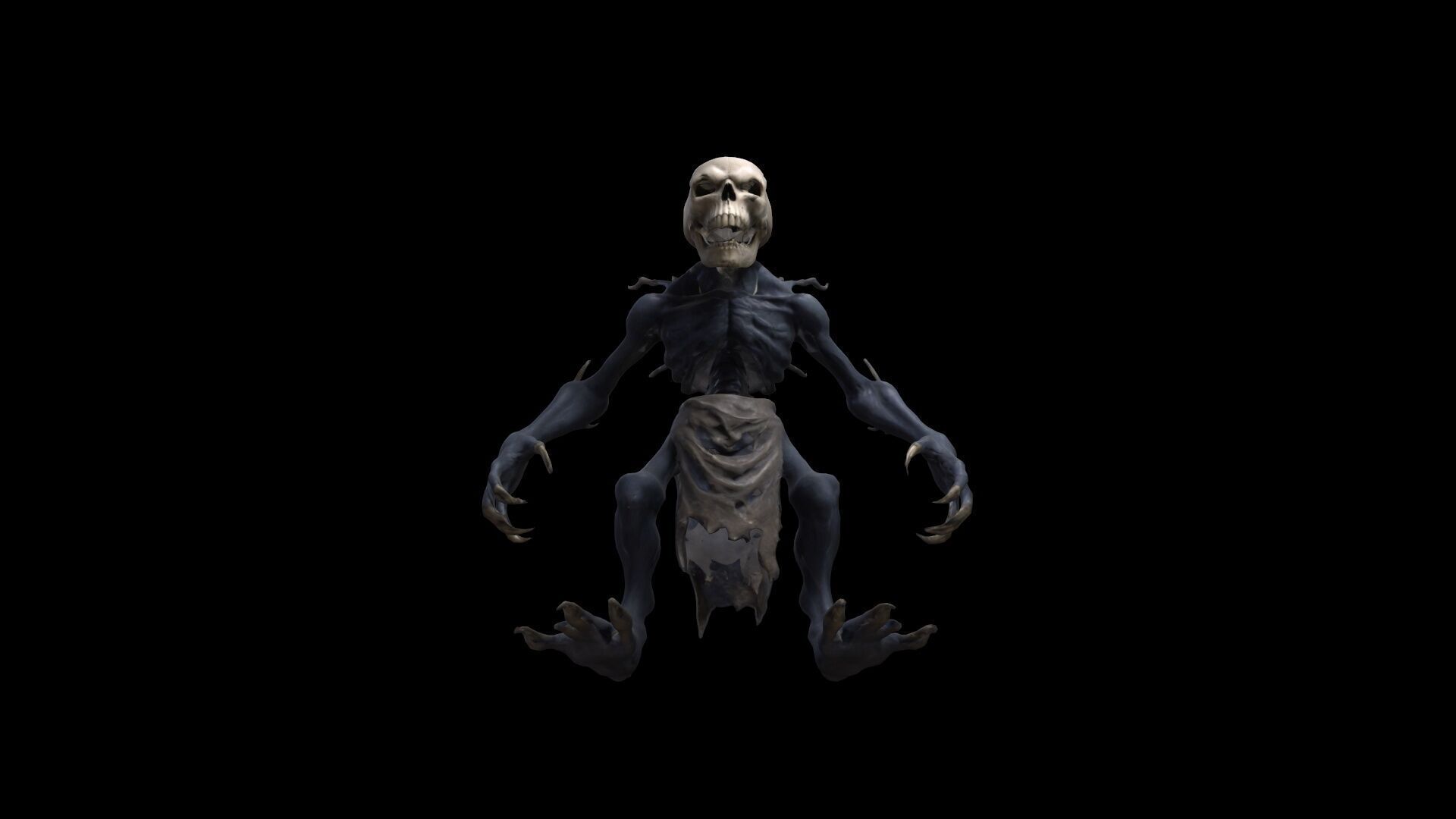 3d Model Skull Monsters And Zombies 3D model_5