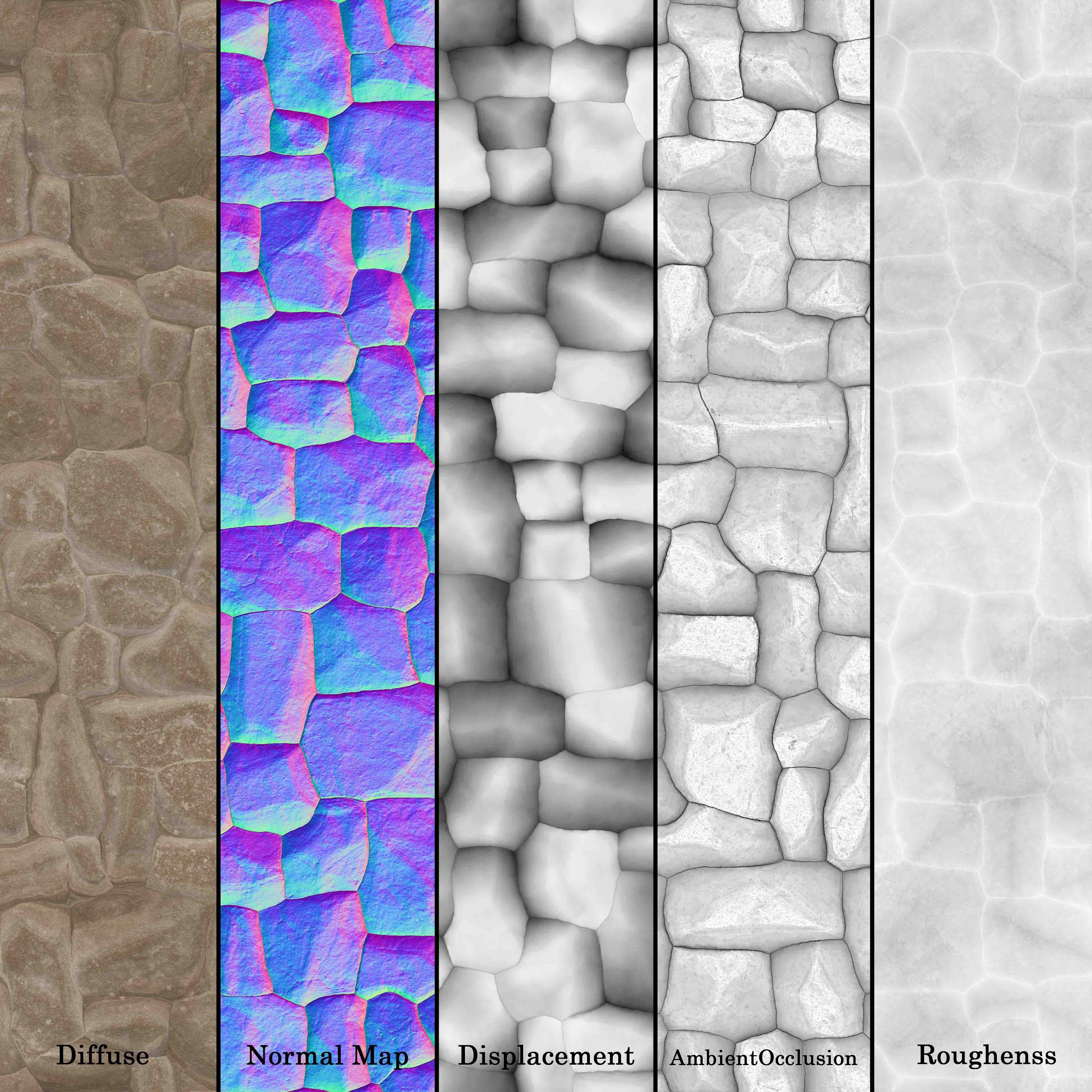 Stone Wall 17 - Seamless Texture_6