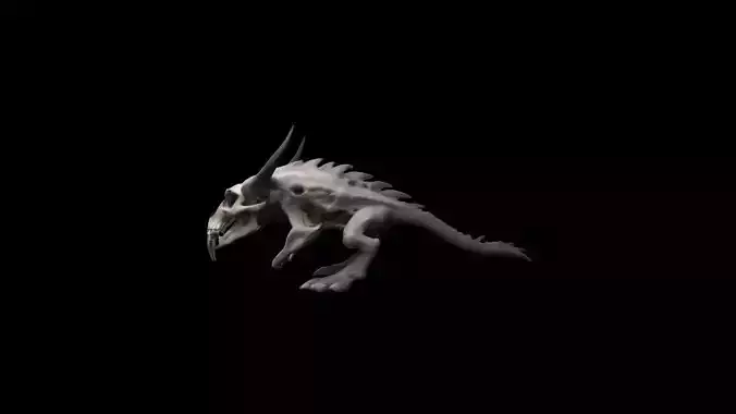 3d Model Skull Monsters And Zombies