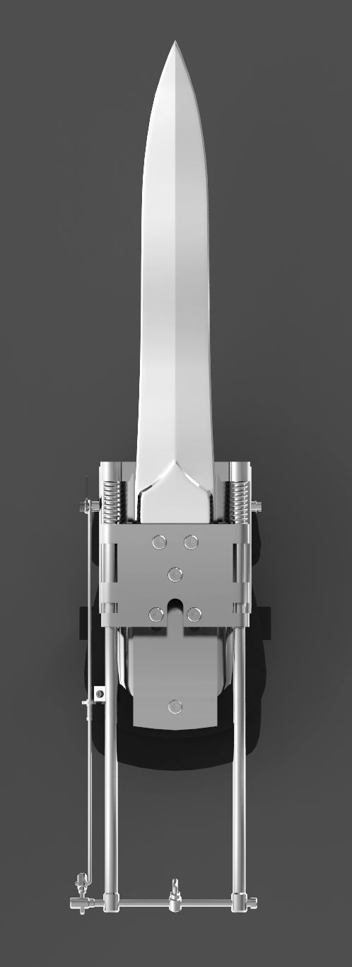 SAW Gauntlet Weapon  3D model_2