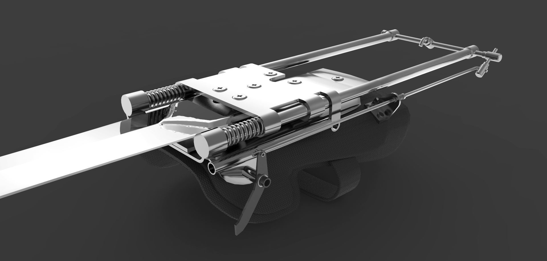 SAW Gauntlet Weapon  3D model_1