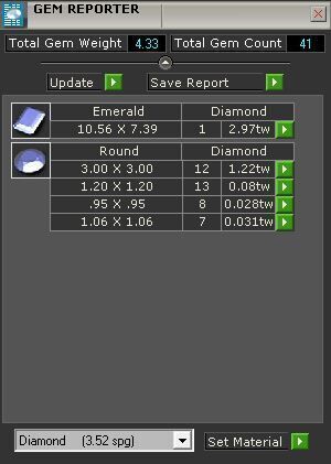 Engagement Ring With Emerald Diamond 3D model_4