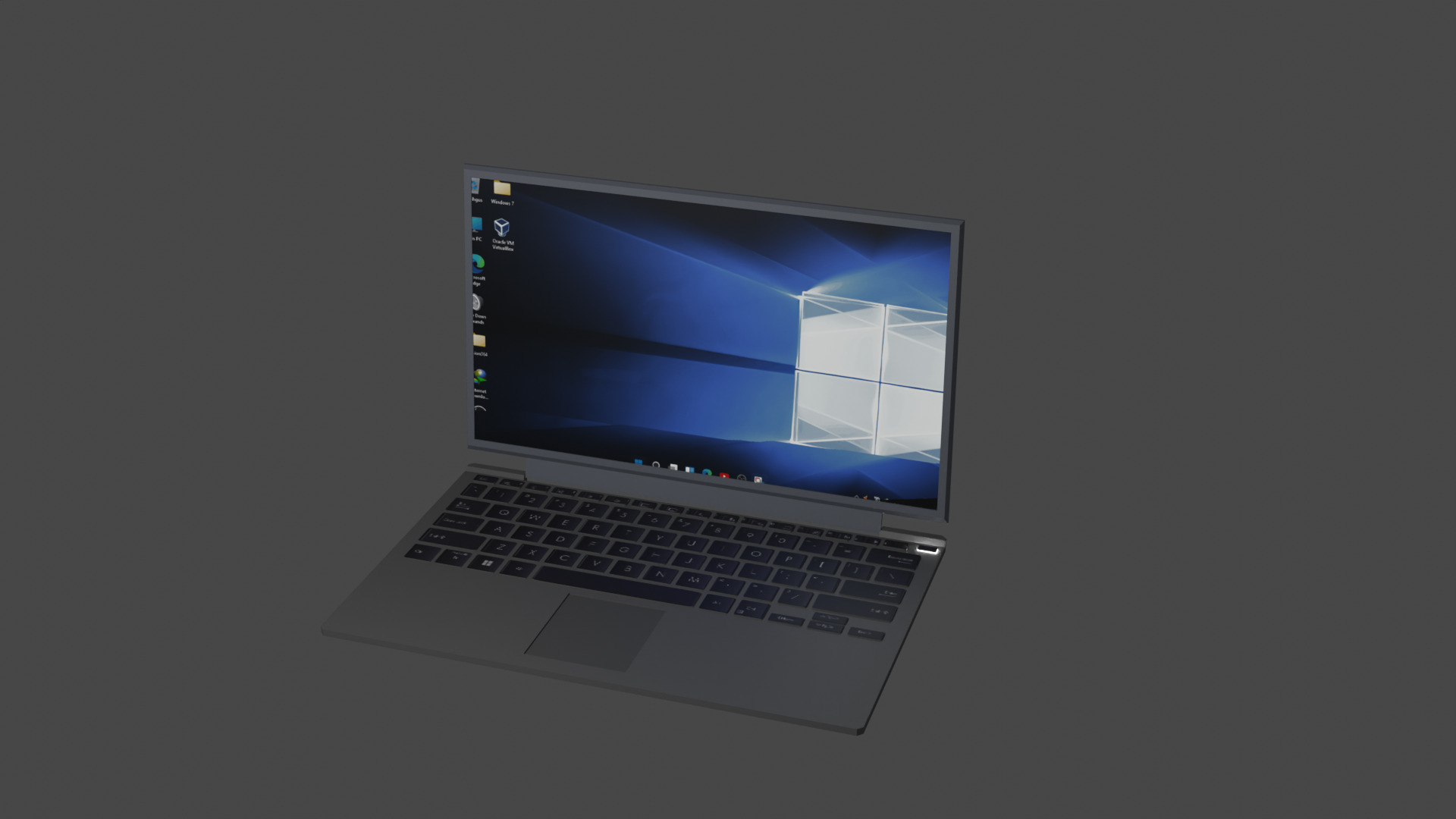 LAPTOP 3D Low-poly 3D model_1