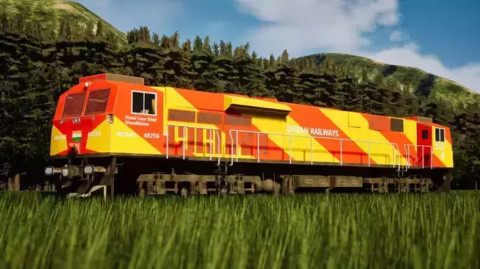 Indian Railways WDG 4G Diesel Locomotive With Cabin Interior