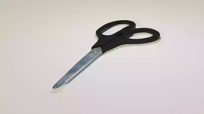 Scissors Stationery Low-Poly 4K model