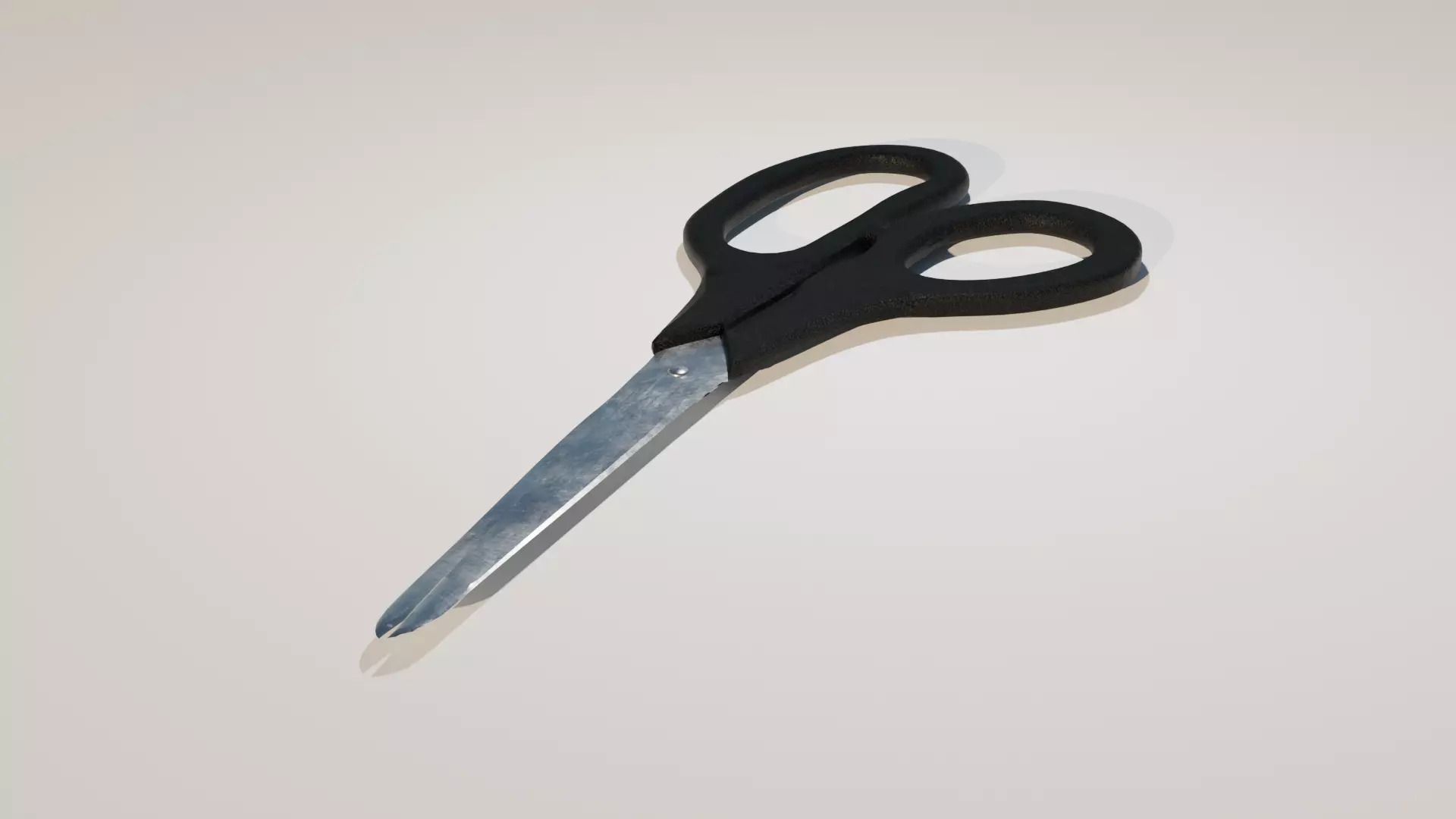Scissors Stationery Low-Poly 4K model Low-poly 3D model_0
