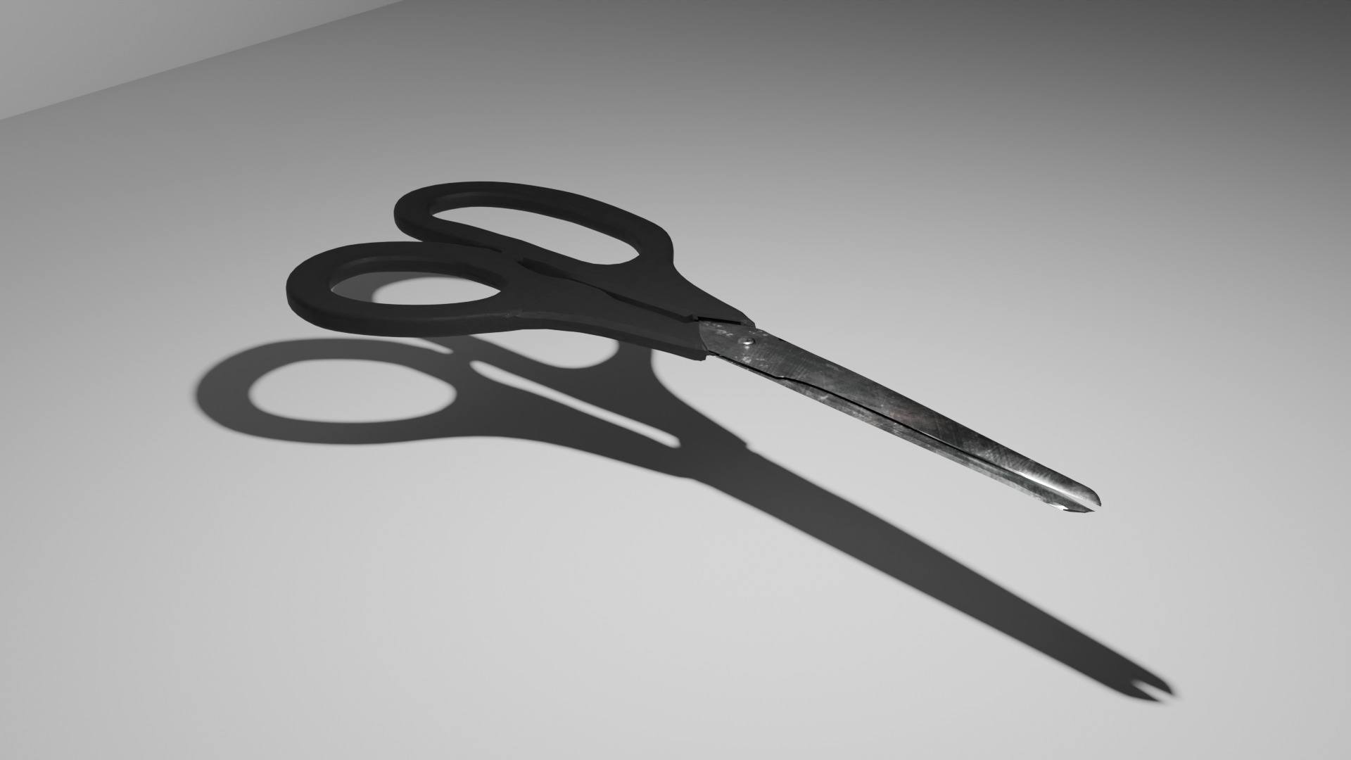 Scissors Stationery Low-Poly 4K model Low-poly 3D model_4