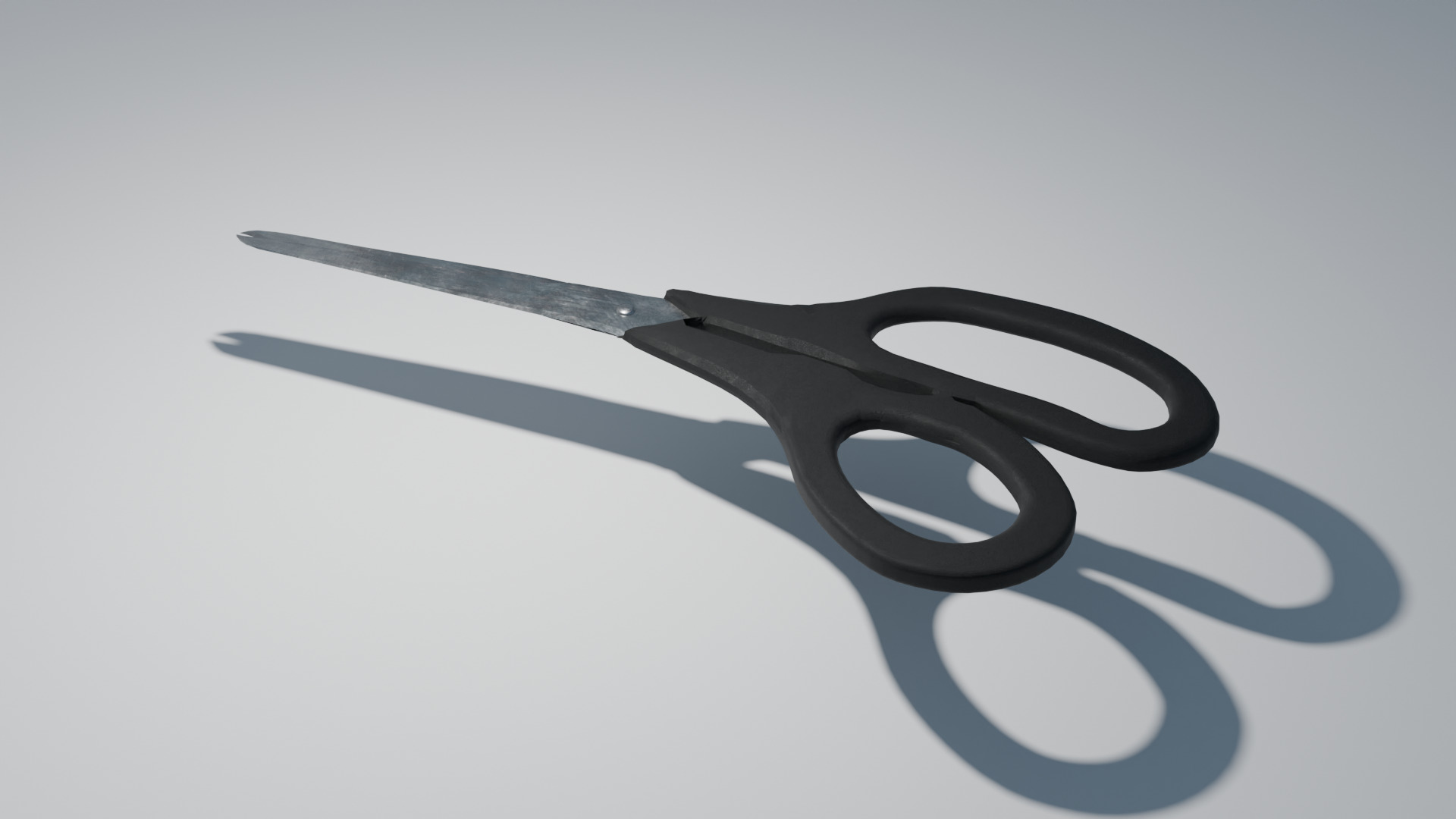 Scissors Stationery Low-Poly 4K model Low-poly 3D model_3
