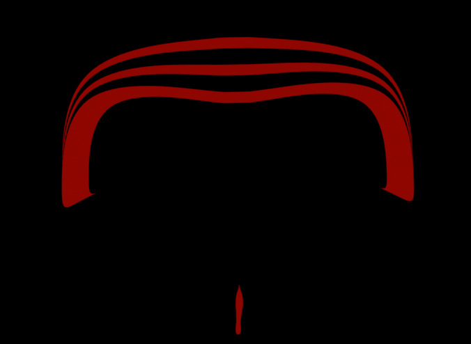 Futuristic Sci fi Red and Black Plane 3D Model for night Low-poly 3D model_73