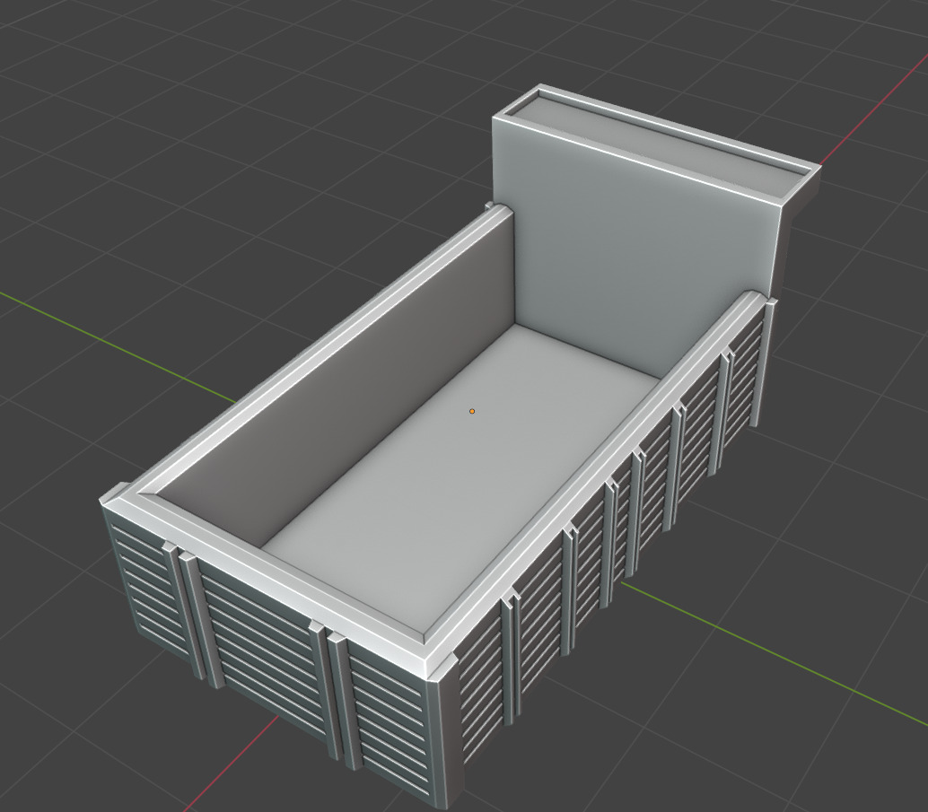 FORD Truck Static Trailer Model D1210 -11 for 3D Print 3D print model_3