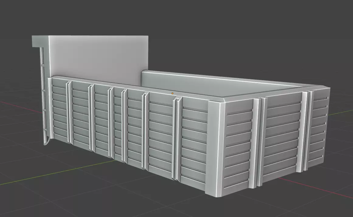 FORD Truck Static Trailer Model D1210 -11 for 3D Print 3D print model_0