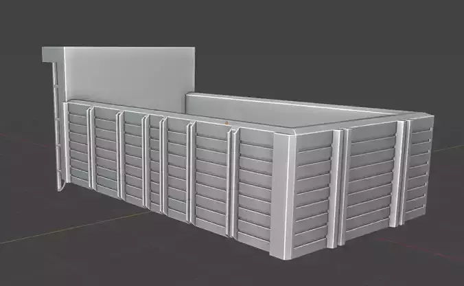 FORD Truck Static Trailer Model D1210 -11 for 3D Print