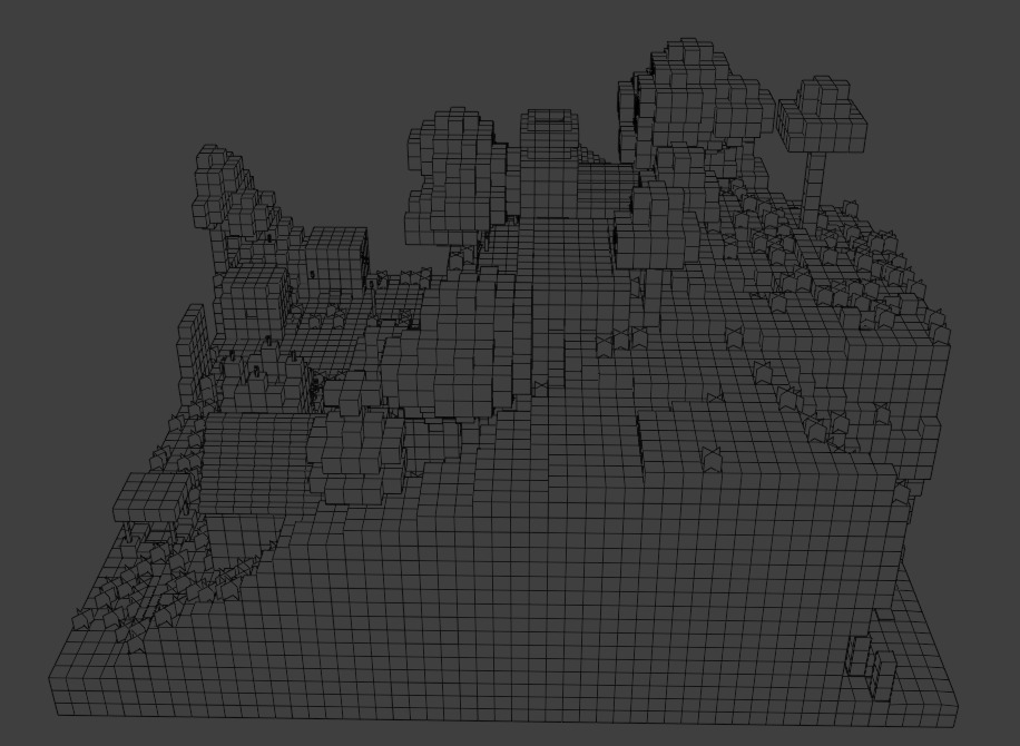 Minecraft Low-poly 3D model_3