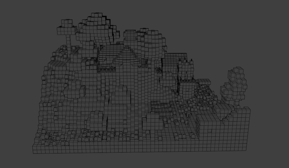 Minecraft Low-poly 3D model_1