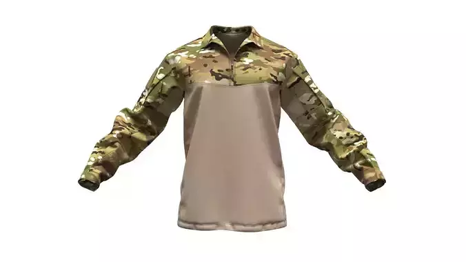 VKPO 3 Russian Army Combat Shirt - Marvelous Designer