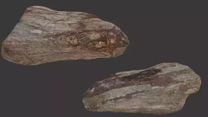 Layered Sedimentary Rock Scan