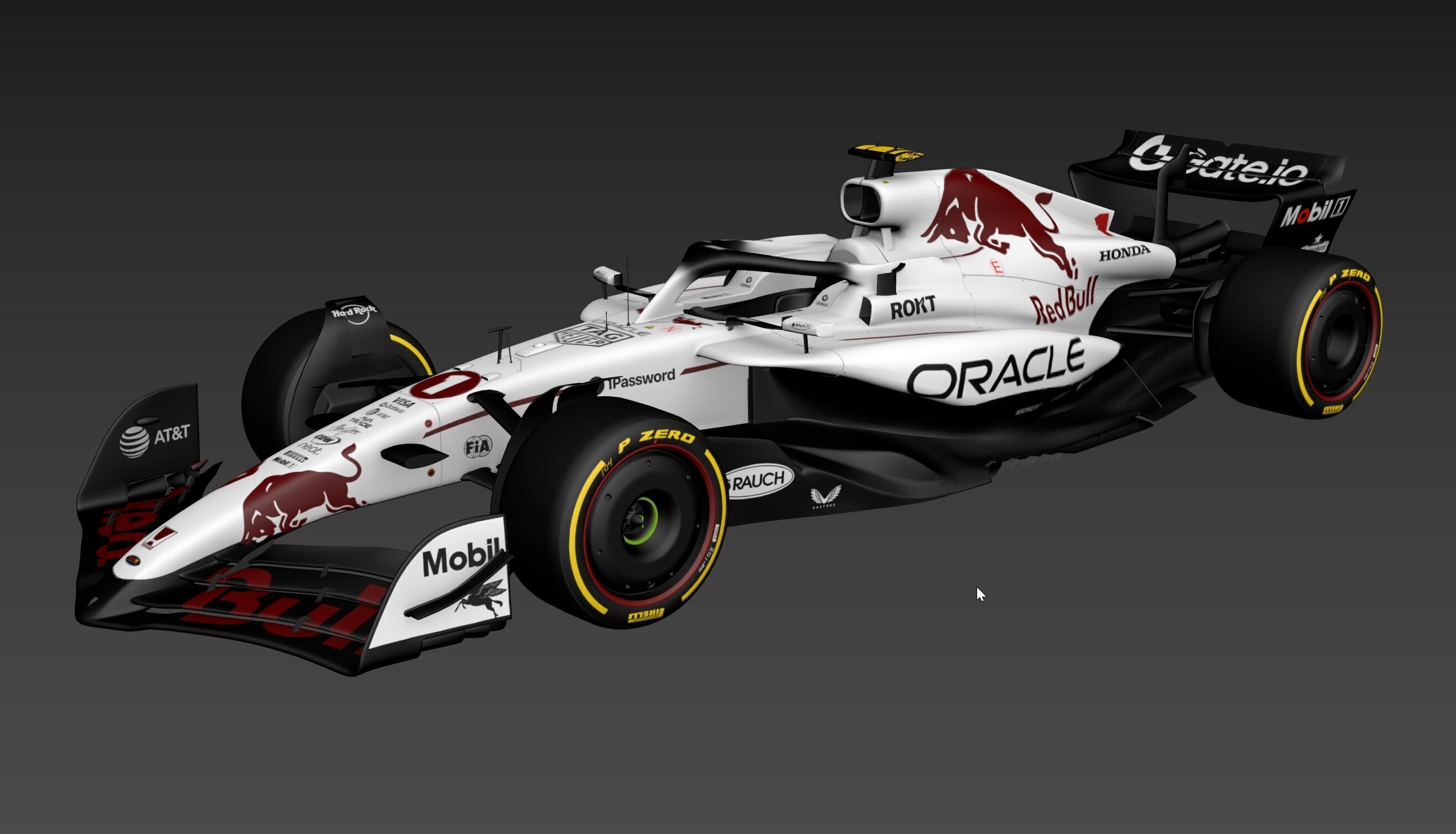 F1 Redbull RB21 livery GP Japon season 2025 3D model_14