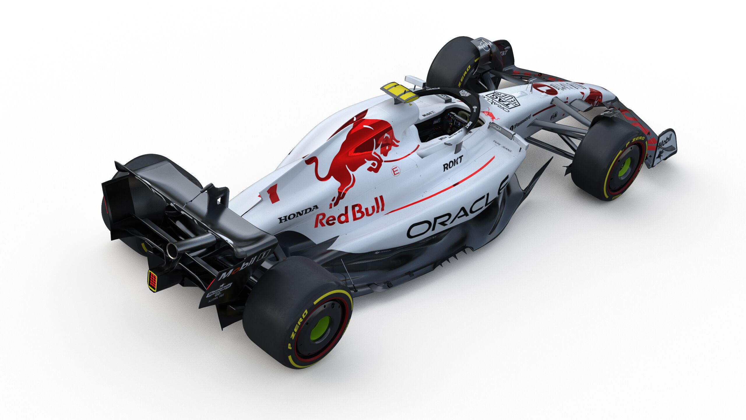 F1 Redbull RB21 livery GP Japon season 2025 3D model_6