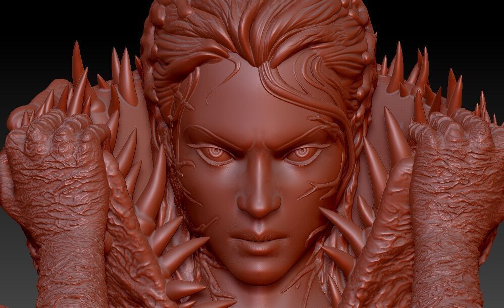 Maryjane Venom 3D print model_14