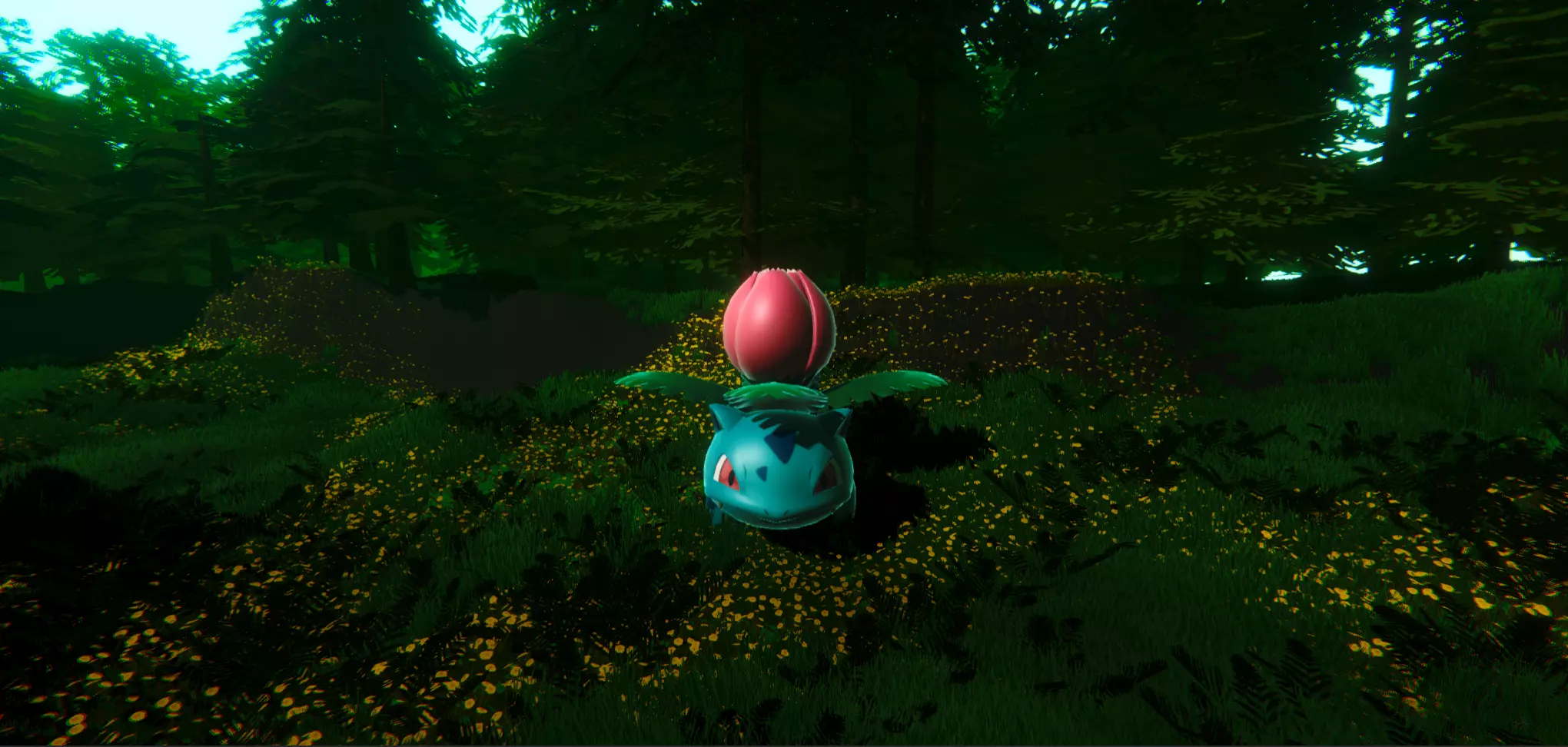 Ivysaur-Animated Low-poly 3D model