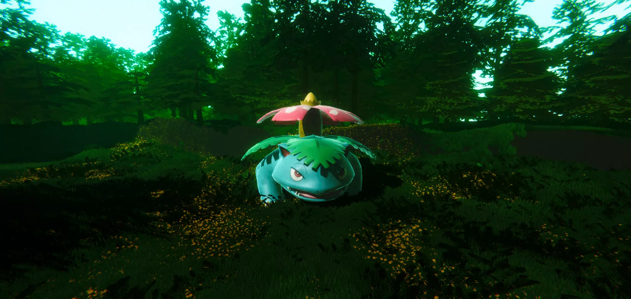 Venusaur-Animated Low-poly 3D model_0