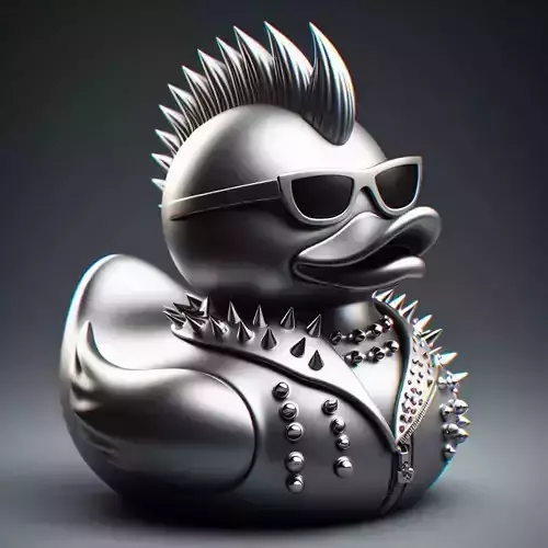 punk Rubber Duck 3D print model