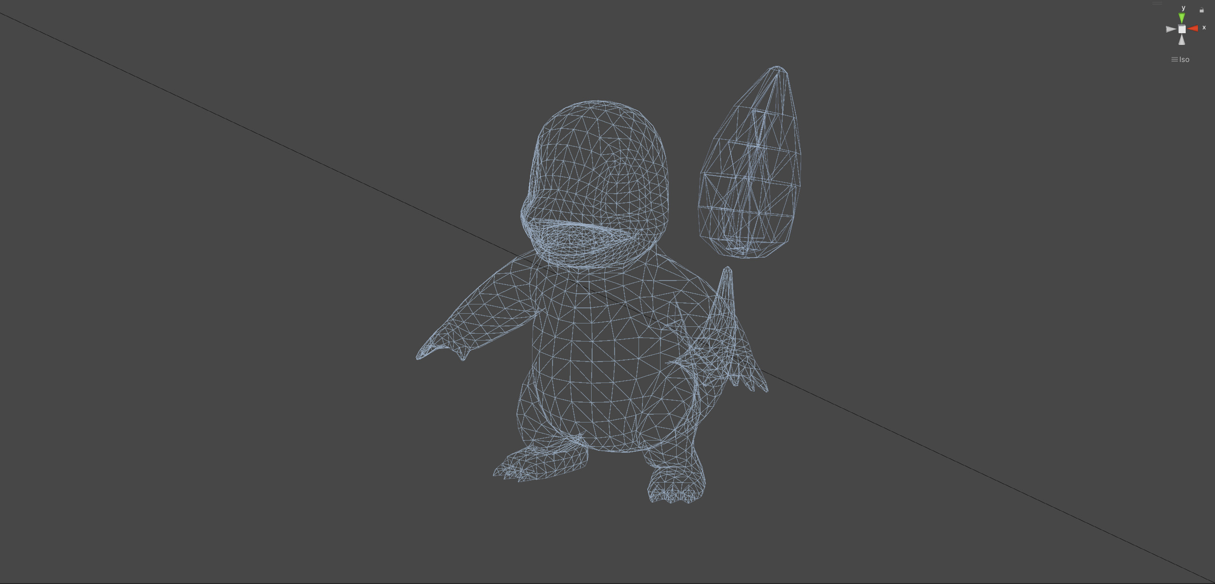 Charmander-Animated Low-poly 3D model_10