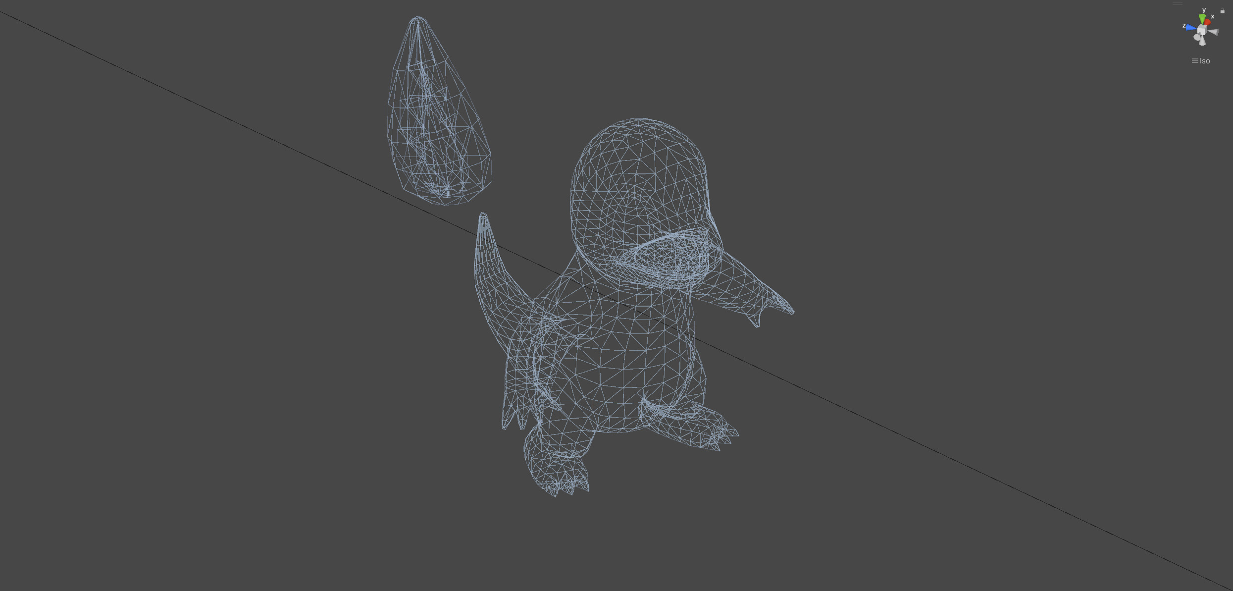 Charmander-Animated Low-poly 3D model_11