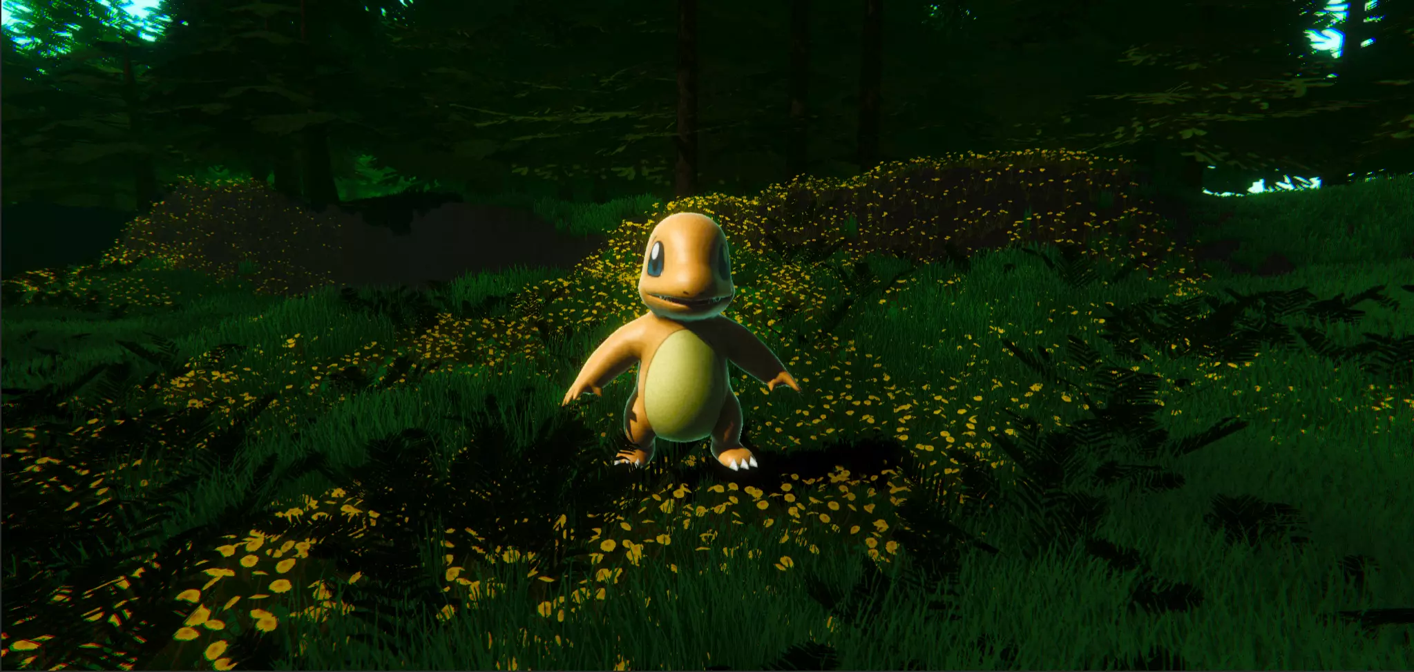 Charmander-Animated Low-poly 3D model_0