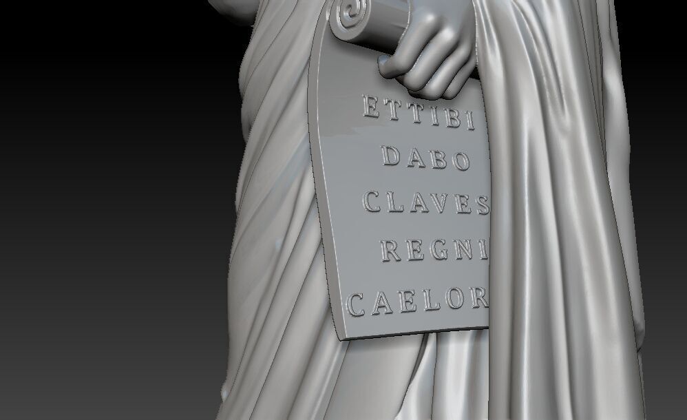 Saint Peter 3D print model_2