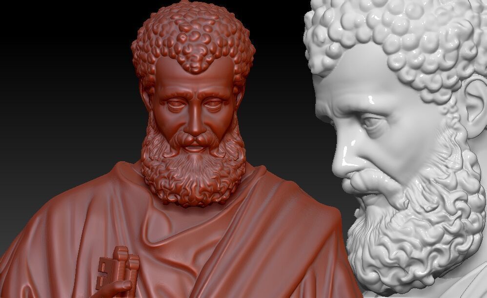 Saint Peter 3D print model_4