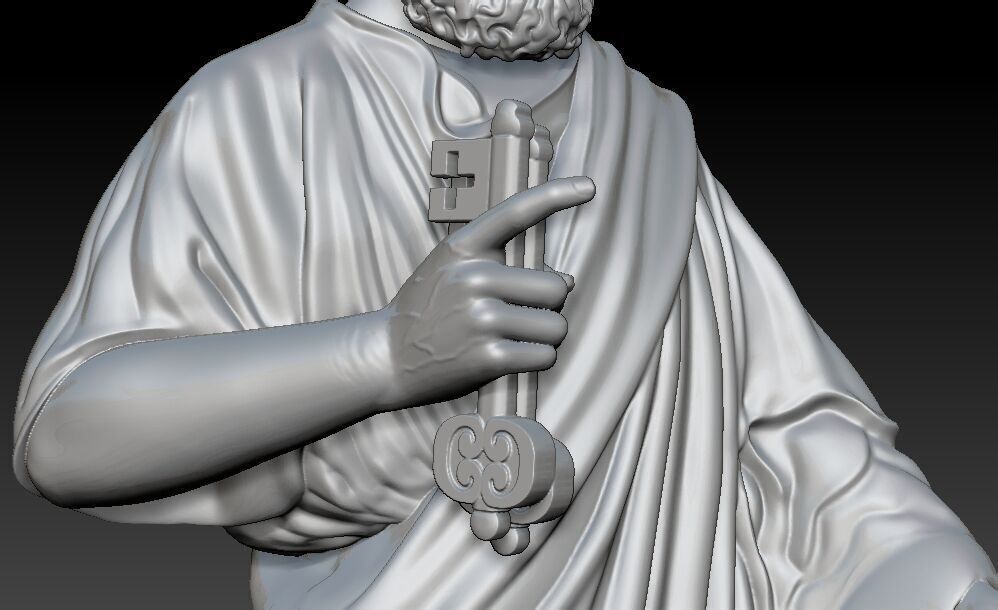 Saint Peter 3D print model_3