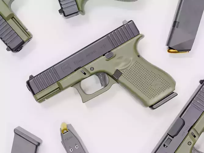 Glock-19 OD Green Pistol