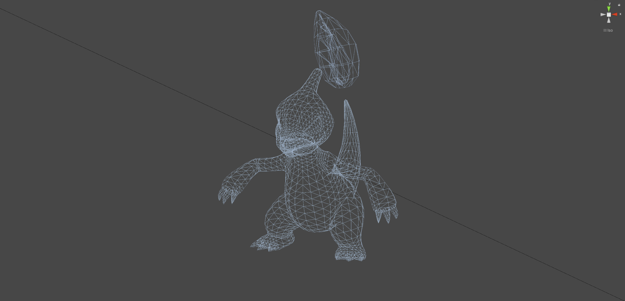 Charmeleon-Animated Low-poly 3D model_11
