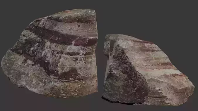 Striped Sedimentary Rock